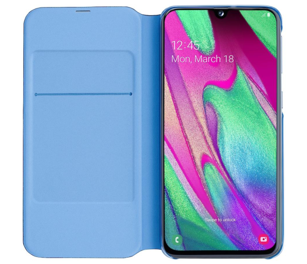 Etui Wallet Cover do Samsung Galaxy A40 czarne - 493076 - zdjęcie 4